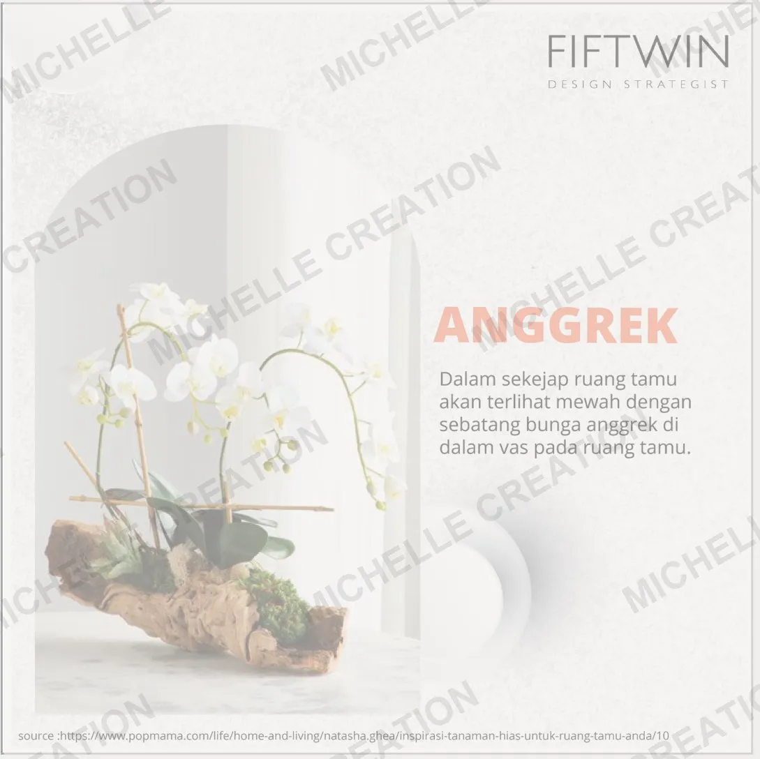 Feed Instagram dengan branding Fiftwin