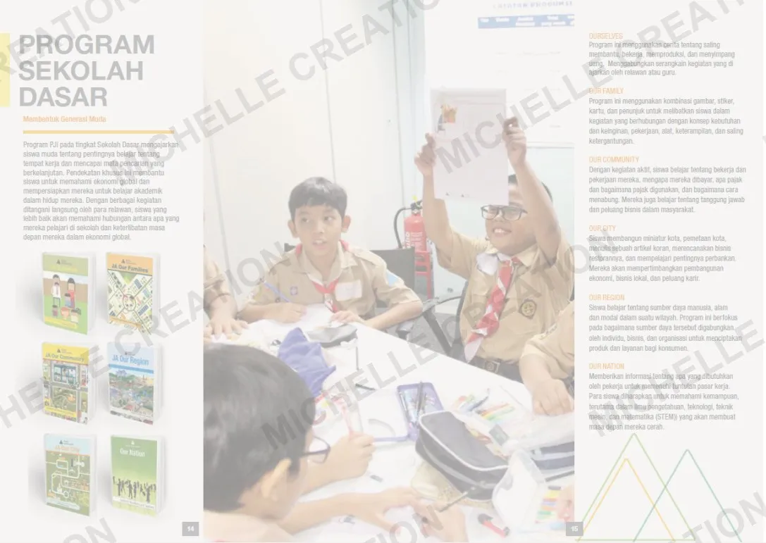 Laporan tahunan dan materi edukasi